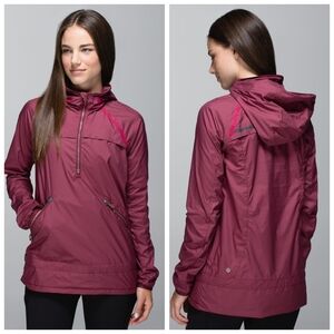 Lululemon Miss Misty Pullover Rust Berry